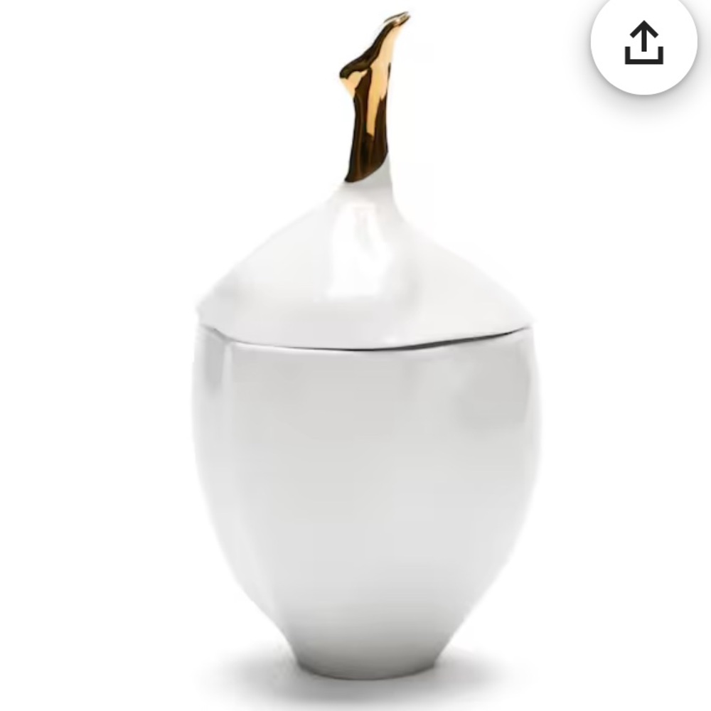 Handmade Porcelain creamer and Sugar Bowl Set.